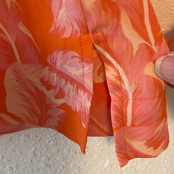 DR2 FLORAL SHORT SLEEVE BLOUSE - Picture 4 of 6